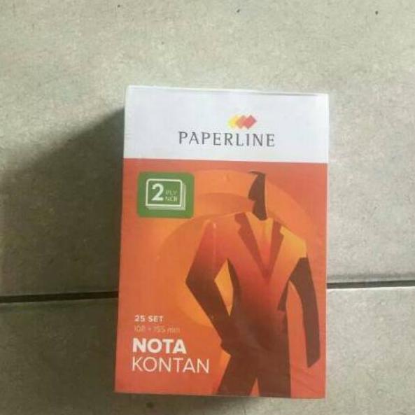 

sqq Nota kontan kecil 2 ply / 2 rangkap paperline lfkr350