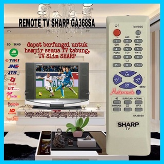 Remot remote TV SHARP Tabung/Slim/GA368/GA735