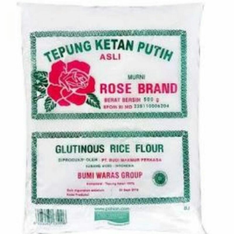 

Tepung Ketan Putih/Tepung Ketan Rose Brand 500gr/Tepung Keta