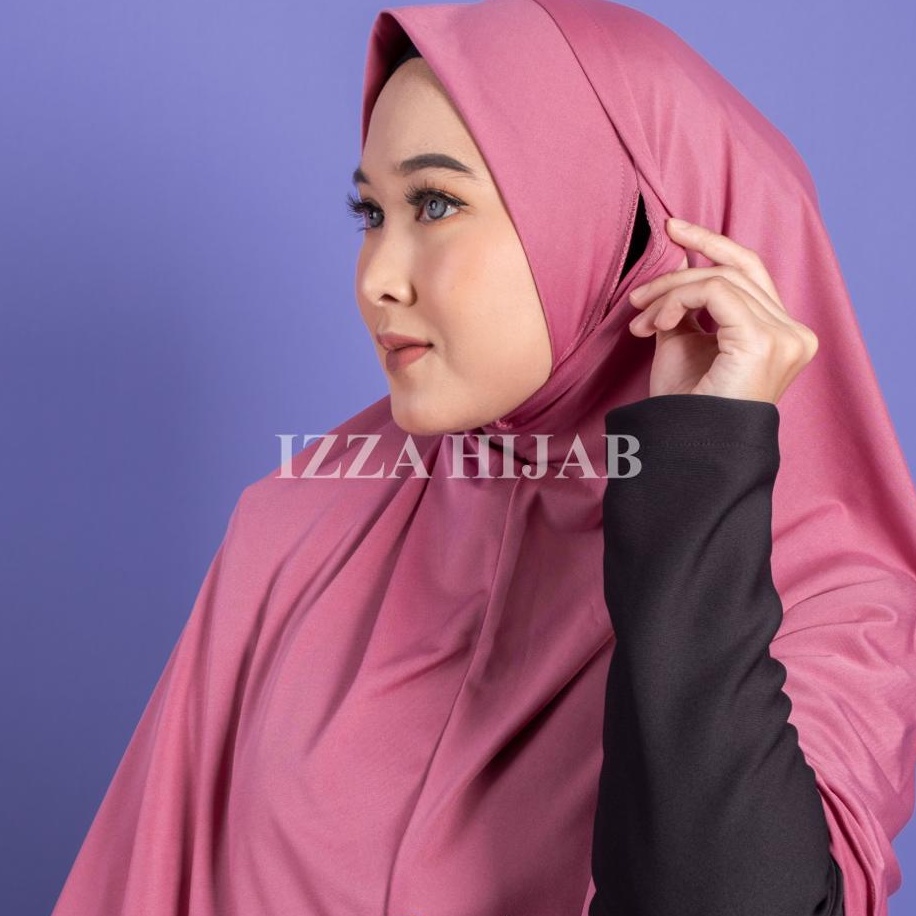 Alila mask hijab jilbab lubang telinga Bergo Instan Maske Jilbab Instan Lubang Telinga Alila Masker Jersey  jilbab malay bergo malay | Novia Instan | Hijab Masker By Izza HIjab