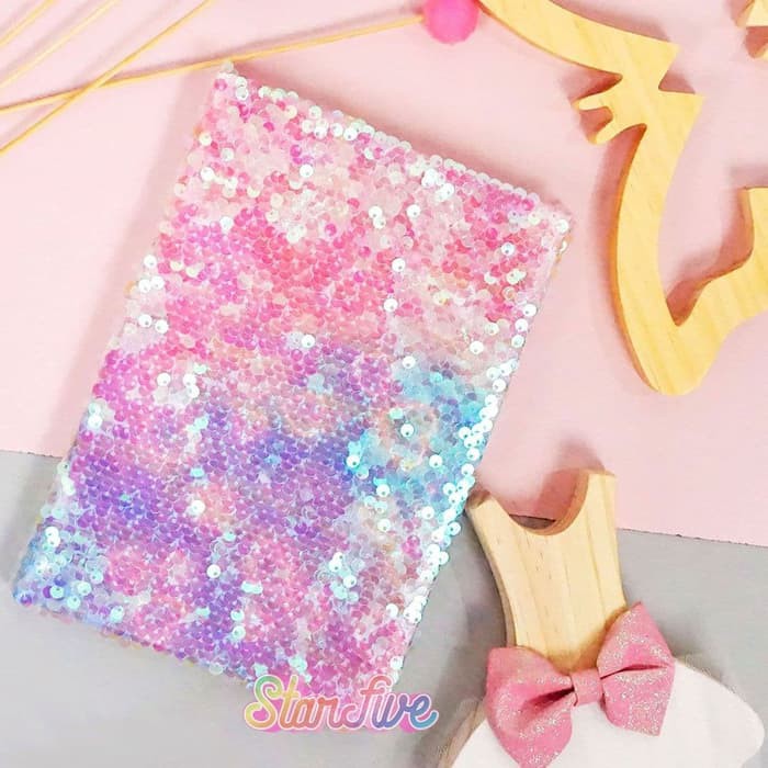 

Buku Catatan / Notebook Sequin Starfive - Pink Heart