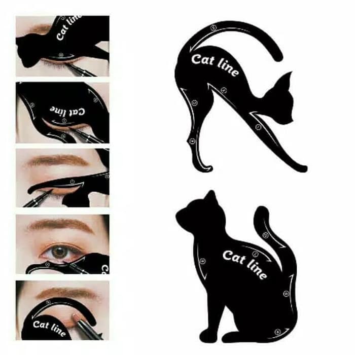 CETAK ALIS CAT LINE EYE MAKE UP CETAKAN EYELINER - 1 SET ISI 2 PCS