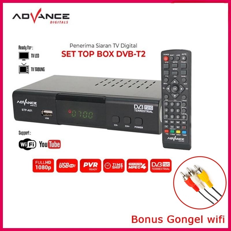 STB Digital Advance TP-A01 DVB Full HD - Advance+dongel original