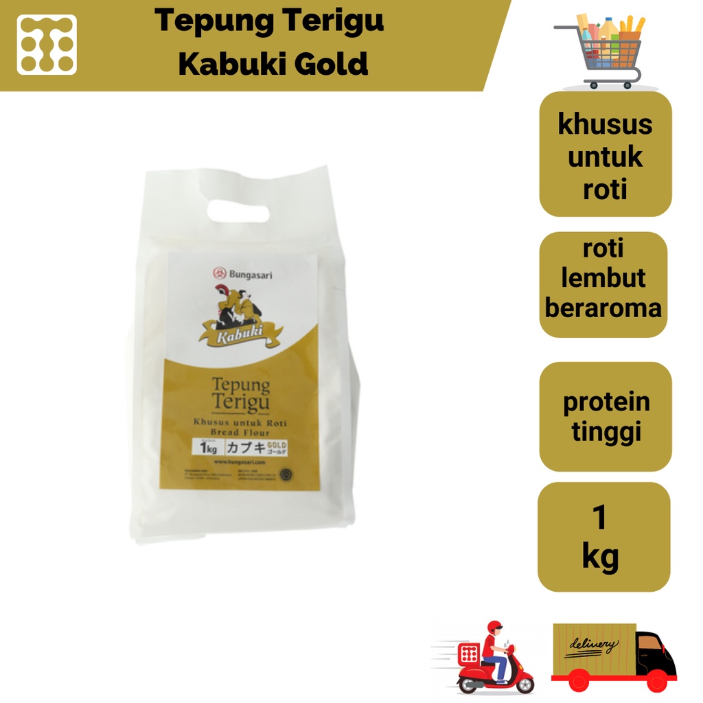 

Tepung Kabuki Gold 1 Kilogram Protein Tinggi