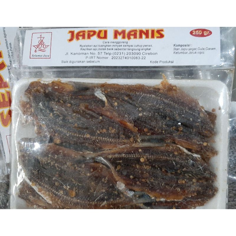 

Ikan Japu manis 250gr