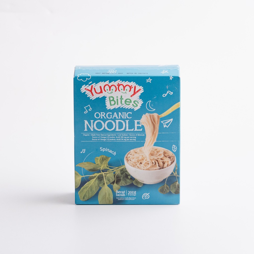 Yummy Bites Organic Noodle / Mie Bayi Organik / MPASI / Mie BAYI MPASI / Babylex