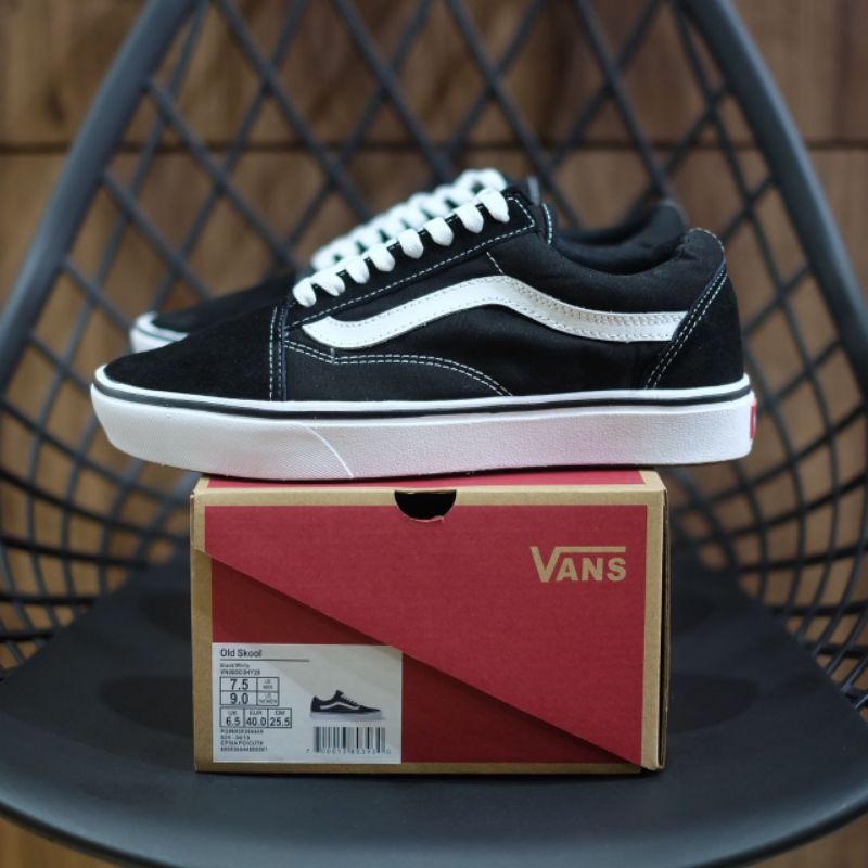 VANS OLD SKOOL COMFYCUSH BLACK WHITE