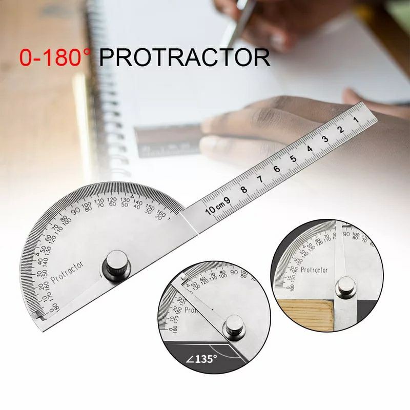 

Penggaris Pengukur Sudut Busur Derajat Angle Protractor