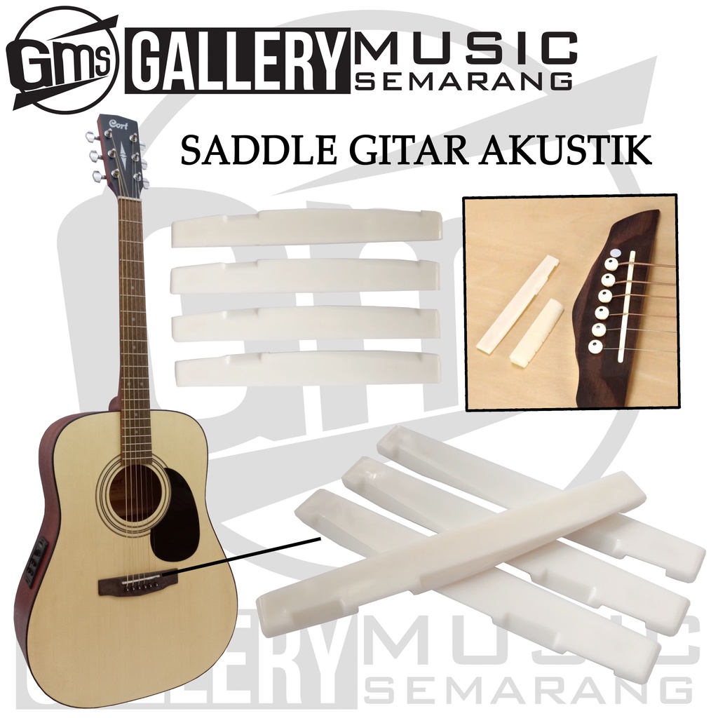 Saddle Gitar Akustik Breh Bawah Gitar Akustik Elektrik (A04)