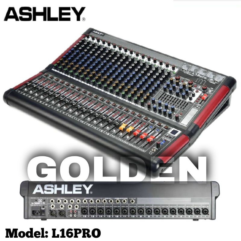 MIXER ASHLEY L16PRO Original 16 Channel With Bluetooth