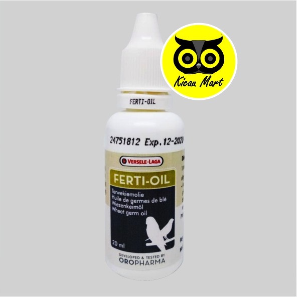 VITAMIN OBAT TERNAK BREEDING BURUNG MURAI LOVEBIRD KENARI KACER FERTI OIL 20 ML VERSELE LAGA FERTI20