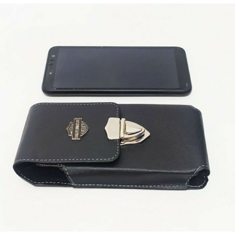 DOMPET HP PRIA KULIT SINTETIS SIZE 6,5 INCI