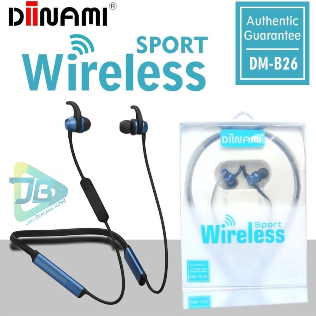 BM052 Headset headsfree Bluetooth ORIGINAL DIINAMI SPORT B26 SUPERBASS FOR ALL SMARTPHONE JB5777