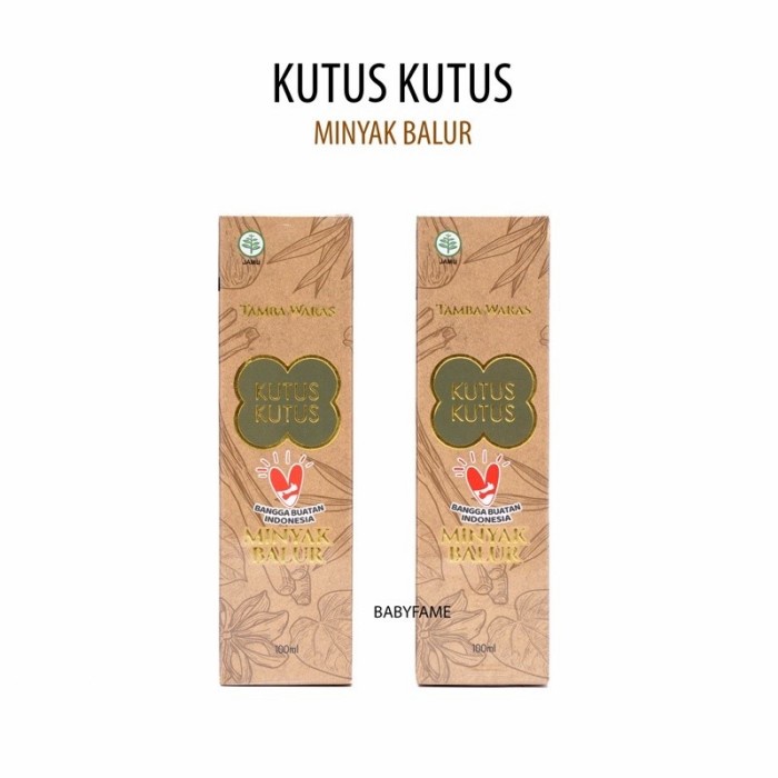 

MINYAK BALUR KUTUS KUTUS TAMBA WARASS 100ml