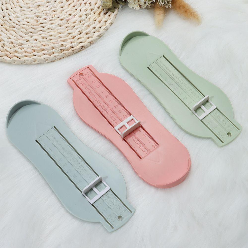 TOP Pengukur Pengukur Kaki Bayi Adjustable Alat Ukur Penggaris Sepatu Bayi Fitting Foot Measure Kid Foot Gauge