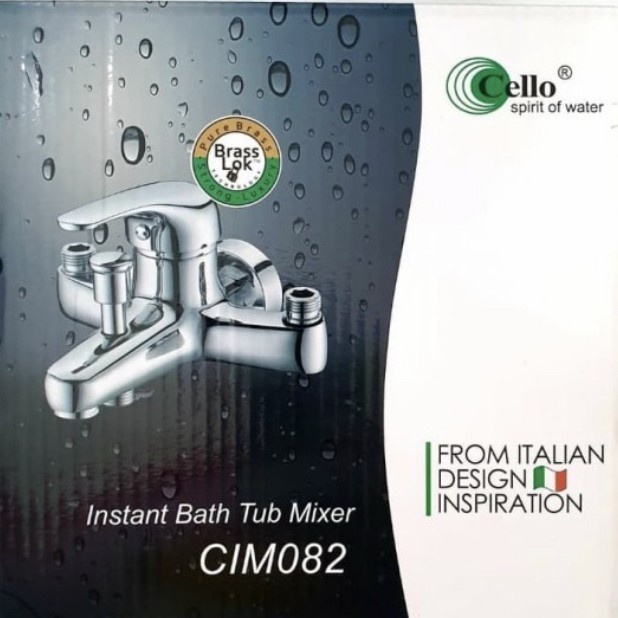 CELLO CIM 082 kran bathup mixer panas dingin tanpa bobok