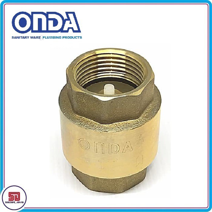 ONDA Tusen Klep Brass Foot Valve 1&quot; 1-1/4&quot;