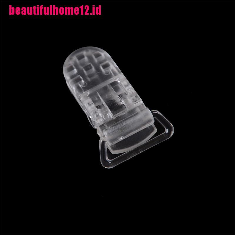 【beautifulhome12.id】1Pcs New Fashion Baby Clear Baby Soother Pacifier Clip Holder Infant