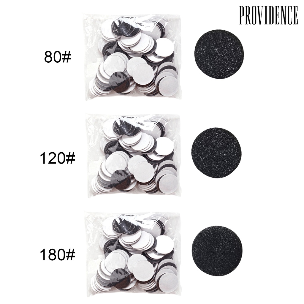 Providence 100Pcs/Pack Foot Grinder Paper Safe Fine Workmanship Sandpaper Pedicure Calluses Sanding Paper for Cuticle