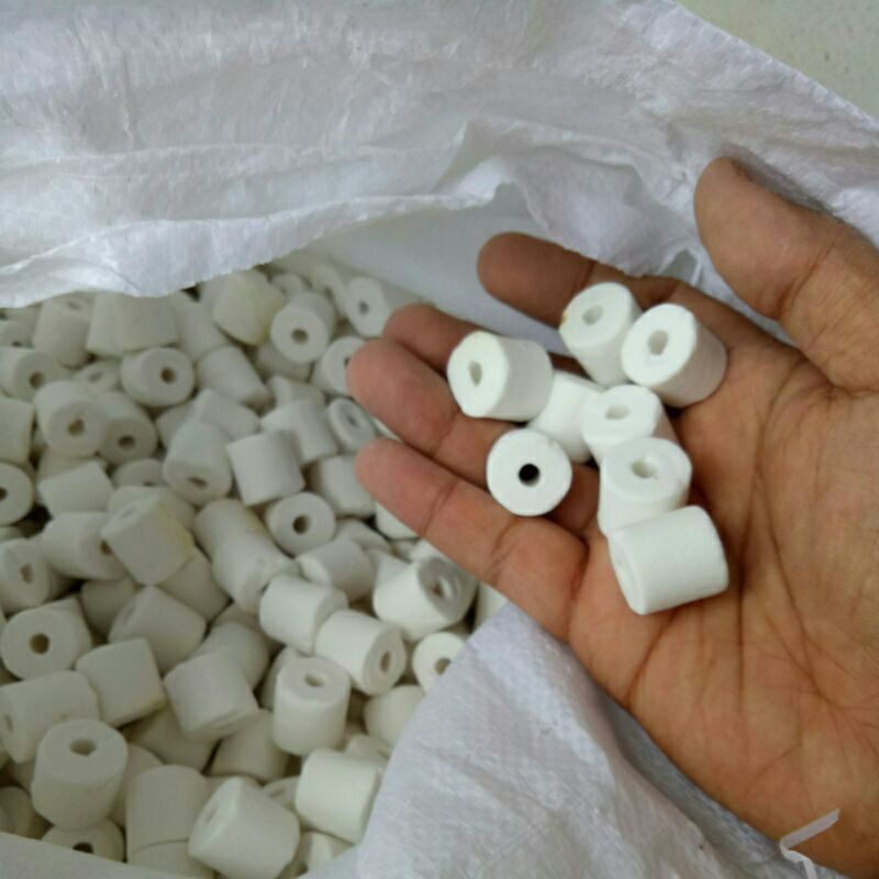 bio ring care keramik ring filter aquarium kolam perpis