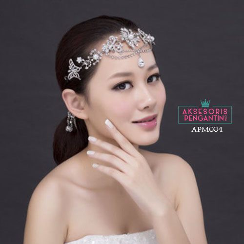 [READY STOCK] HEADPIECE TIARA PENGANTIN AKSESORIS WEDDING HIASAN RAMBUT APM004