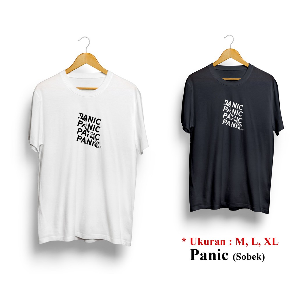 BENKA/PANIC SOBEK/KAOS KATA KATA/KAOS TULISAN/KAOS DISTRO/BAJU PRIA/BAJU DISTRO/FASHION PRIA