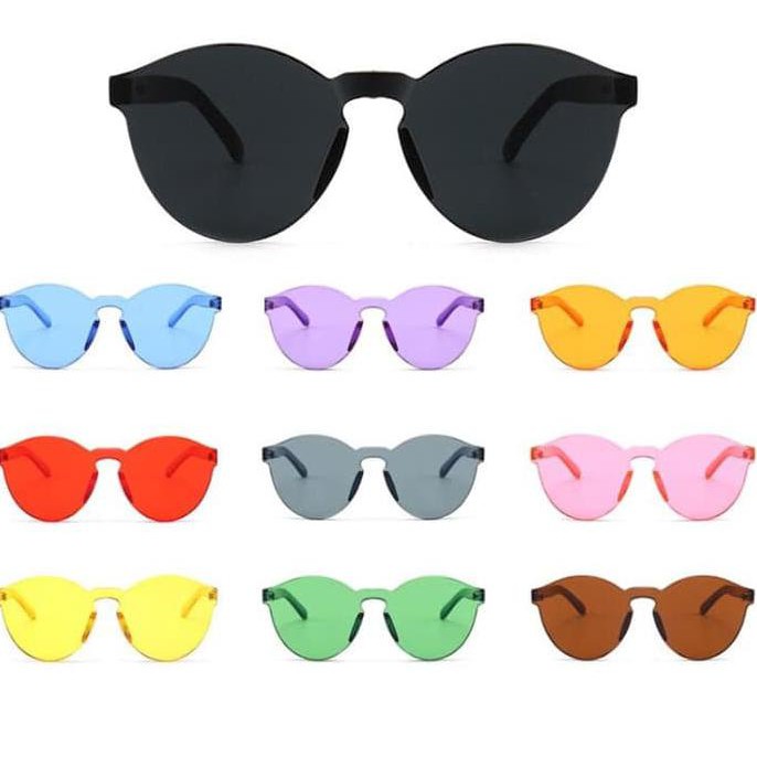 KACAMATA FRAMELESS WANITA TANPA FRAME KOREA - UNGU EXCLUSIVE