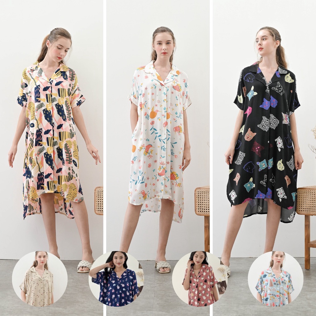 Yoko Nightdress - Sleepwear Daster-1