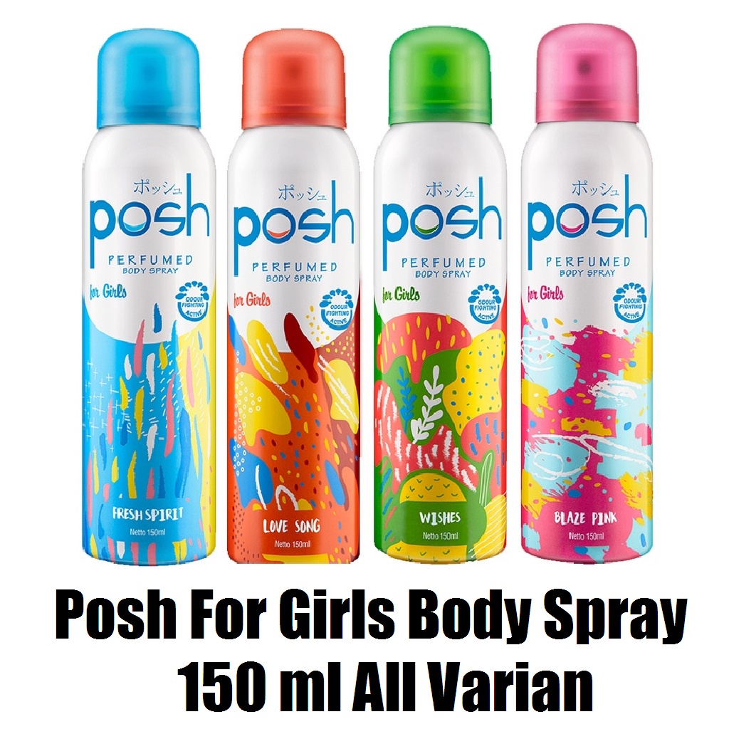 Jual Posh For Girls Body Spray 150 ml All Varian Indonesia