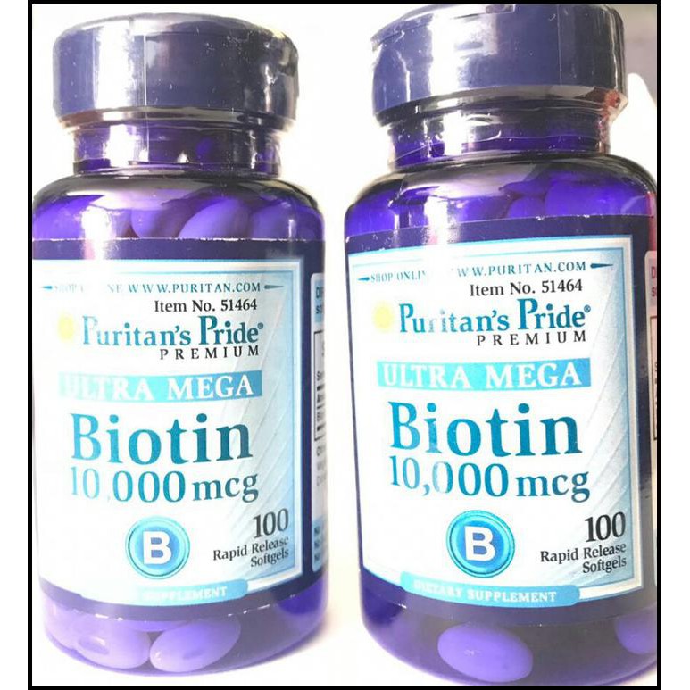 BIOTIN 10000MCG ISI 100SOFTGEL ORIGINAL