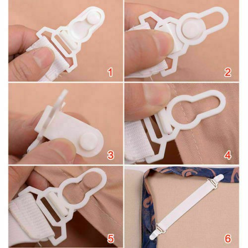 TALI KARET STRAP SPREI UJUNG KASUR SHEET GRIPPERS PENGAIT JEPITAN SUDUT BED PENGIKAT PENGENCANG KAIT | FADHILAH SHOP BJB