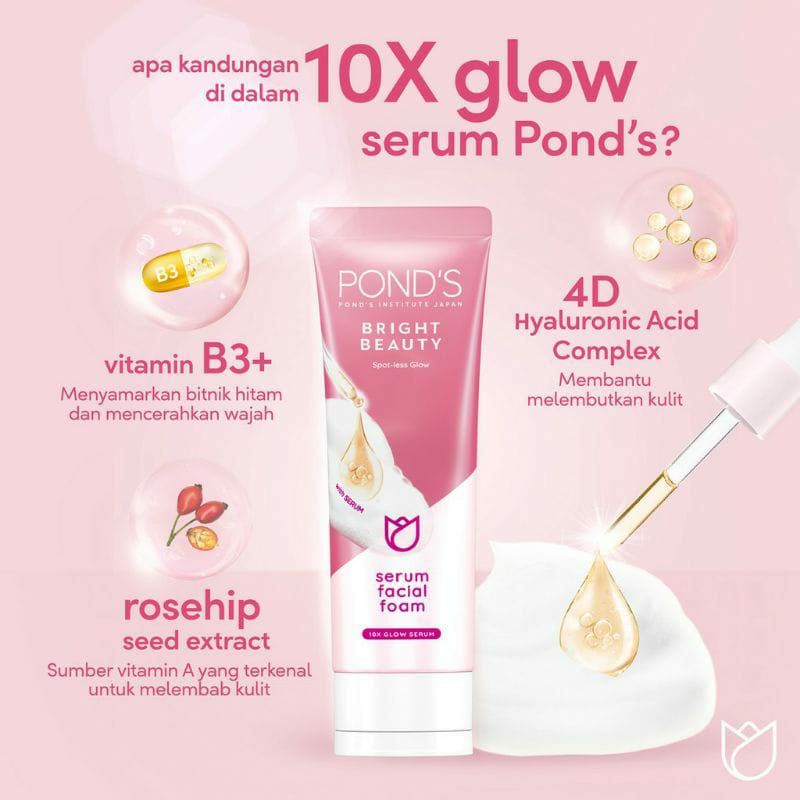 Ponds Facial Foam Bright Beauty Original 100% ~ promooo