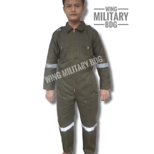 Wearpack Katelpak Skotlet Coverall Seragam Bengkel Baju Kerja Bahan Exclusive twill