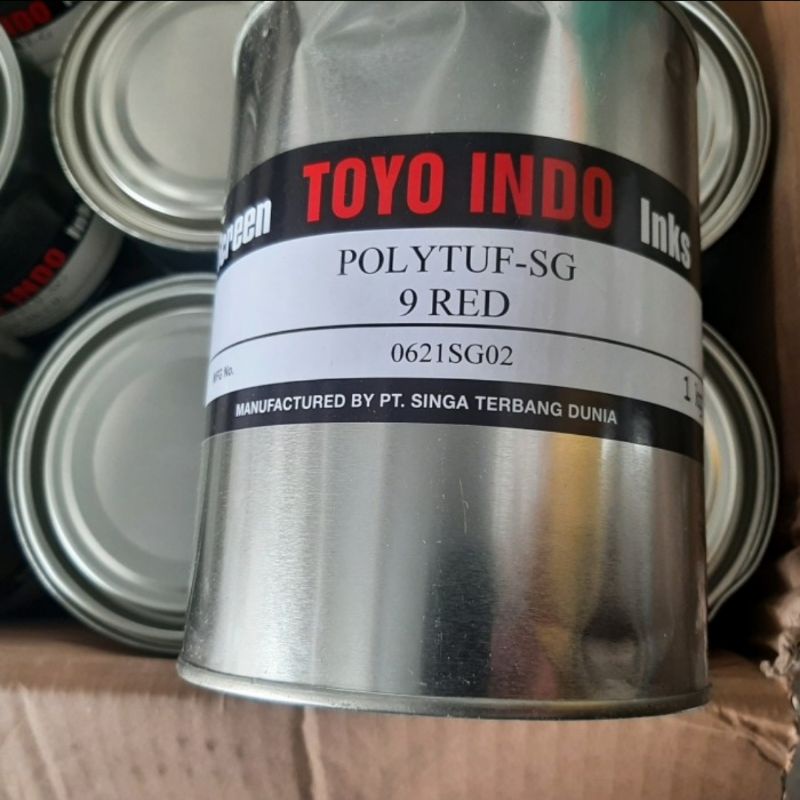 Cat Tinta Plastik Toyo Polytuf SG 9 RED / Merah