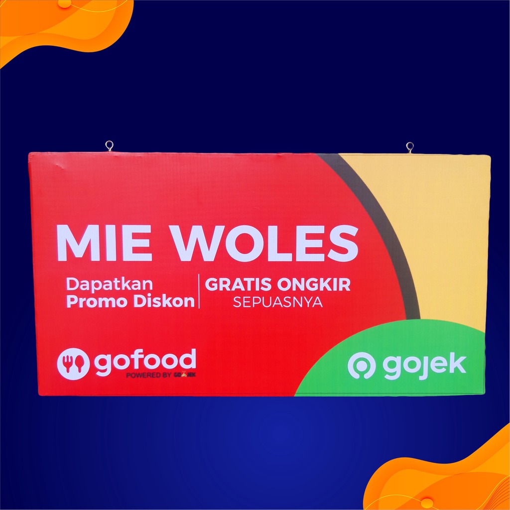 SPANDUK WARUNG GOFOOD GRAB FOOD