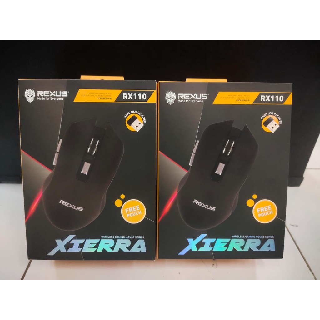 MOUSE REXUS XIERA RX110 GAMING MOUSE MACRO FREE POUCH