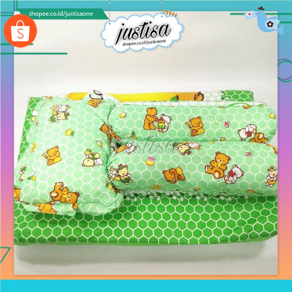 Promo !! kasur bayi chekiddo ukuran tanggung - matras plus bantal guling chekiddo ukuran tanggung