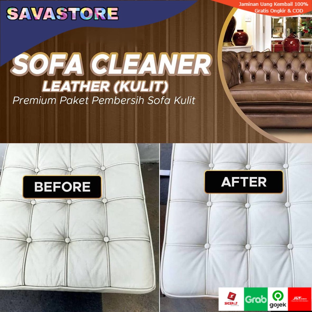 Pembersih Sofa Kulit Daily Sofa Cleaner Leather - SPRAY PEMBERSIH AMPUH SOFA KULIT - SOFA LEATHER CLEANER PACK PREMIUM WATERLESS