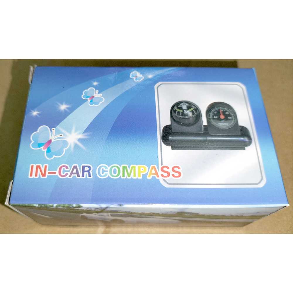 Car Compas &amp; Thermometer / Kompas Mobil C288-5