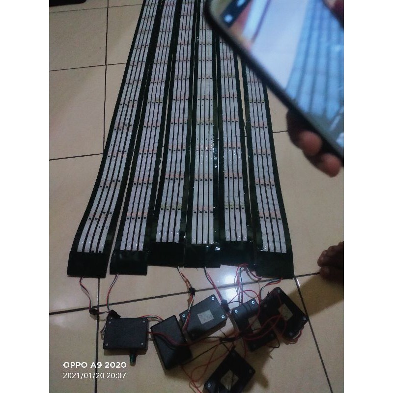strobo kaca,strobo bus 12 &amp; 24 volt,4 baris. . .lampu strobo kaca truk dan bus