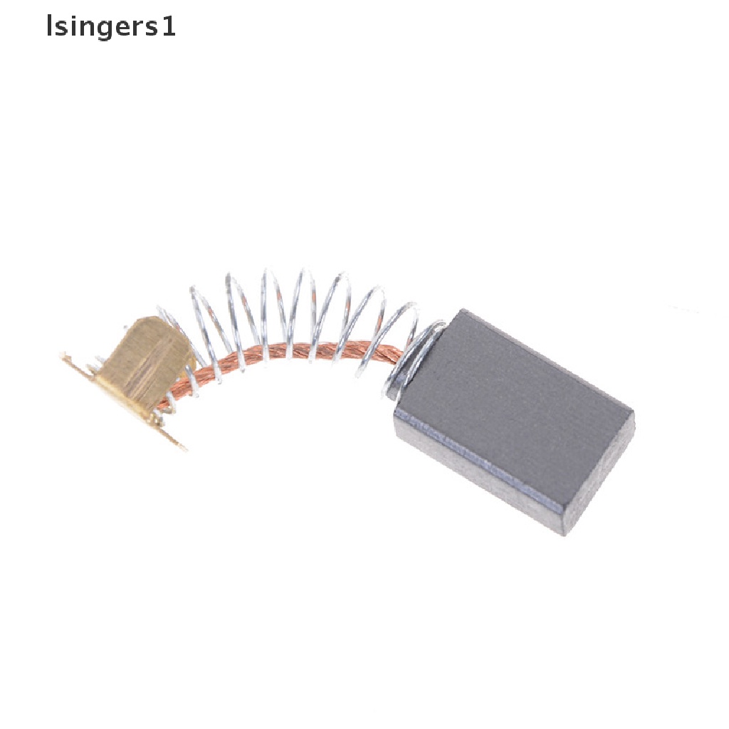 (lsingers1) 2pcs / Set Brush Karbon Pengganti 15x10 X 6mm Untuk Motor Elektrik