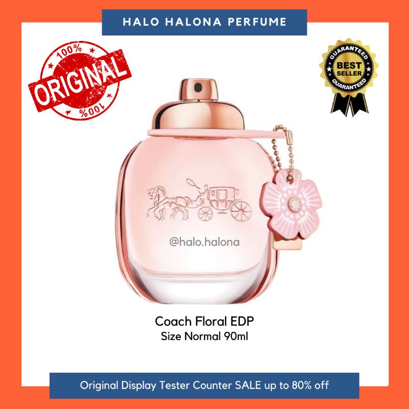 Coach Floral EDP Non Box Parfum Original Authentic Tester Display Counter