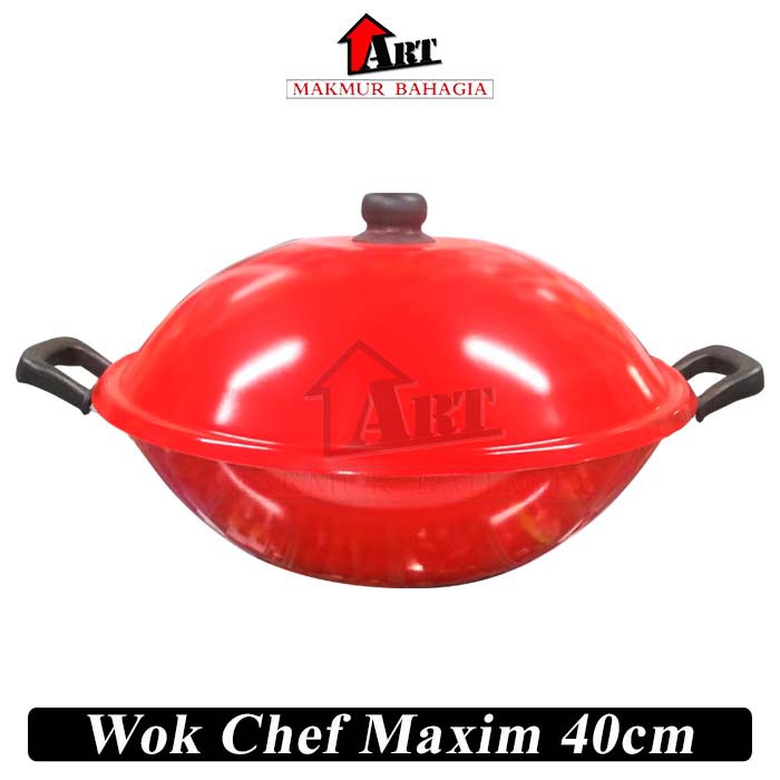 Wajan Teflon Wok Chef Maxim 40cm