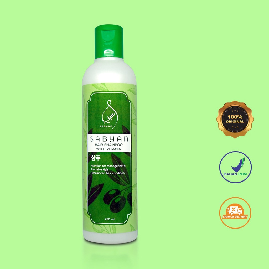 [BPOM] Shampoo sabyan original / shampo rambut plus vitamin SABYAN