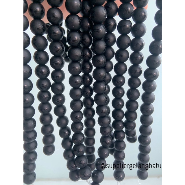 renceng batu hitam naga blackstone doff 10mm dragon bead bahan premium