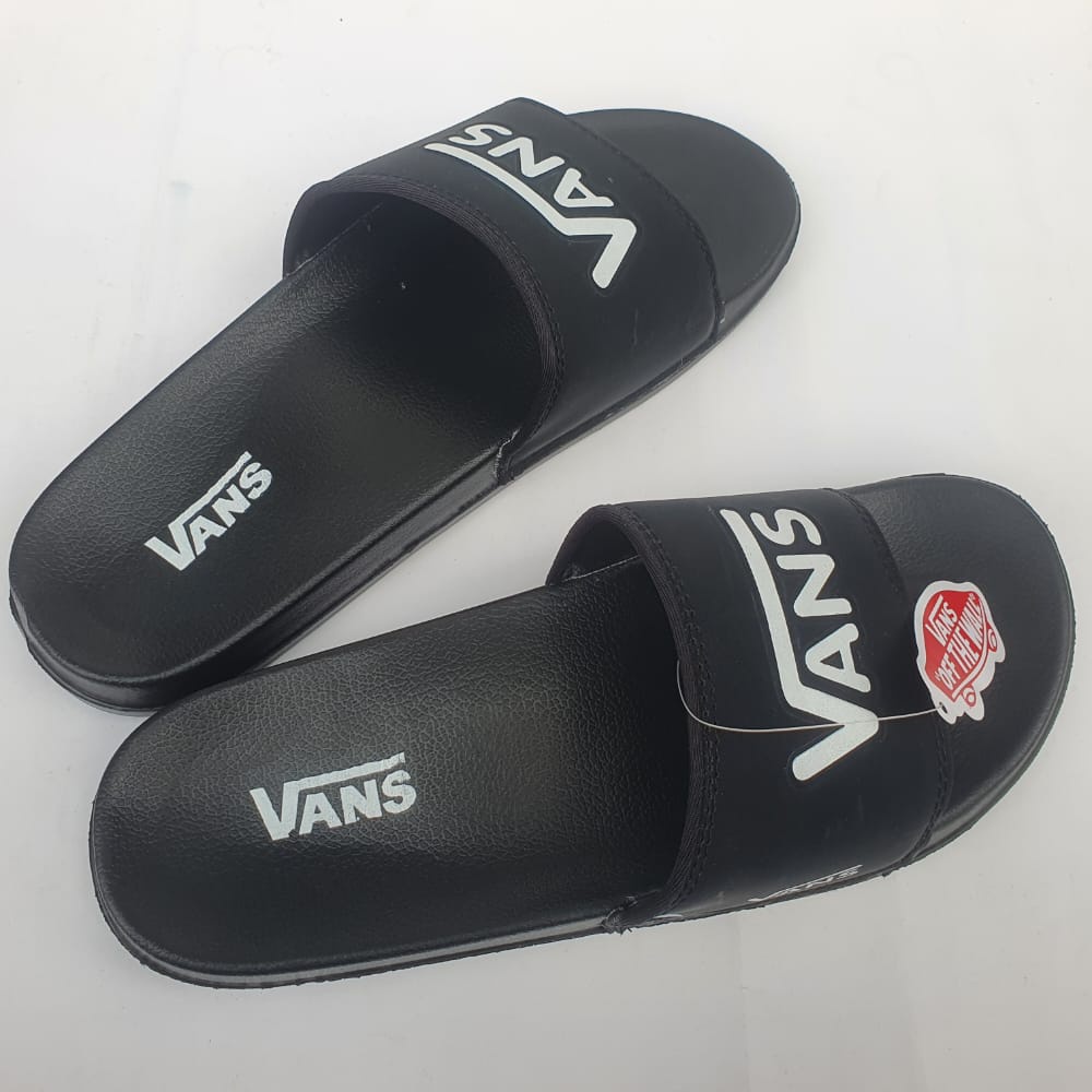 KWALITAS PREMIUM Sandal VANS Sendal Slop Selop Slip On Slide Pria Wanita Cowok Cewek Laki Laki Unisex