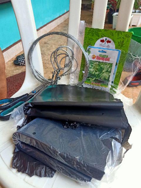 Isi 500 Gram -/+ 17 Pcs Polibag Tanaman Ukuran 45/22,5 X 45 Cm