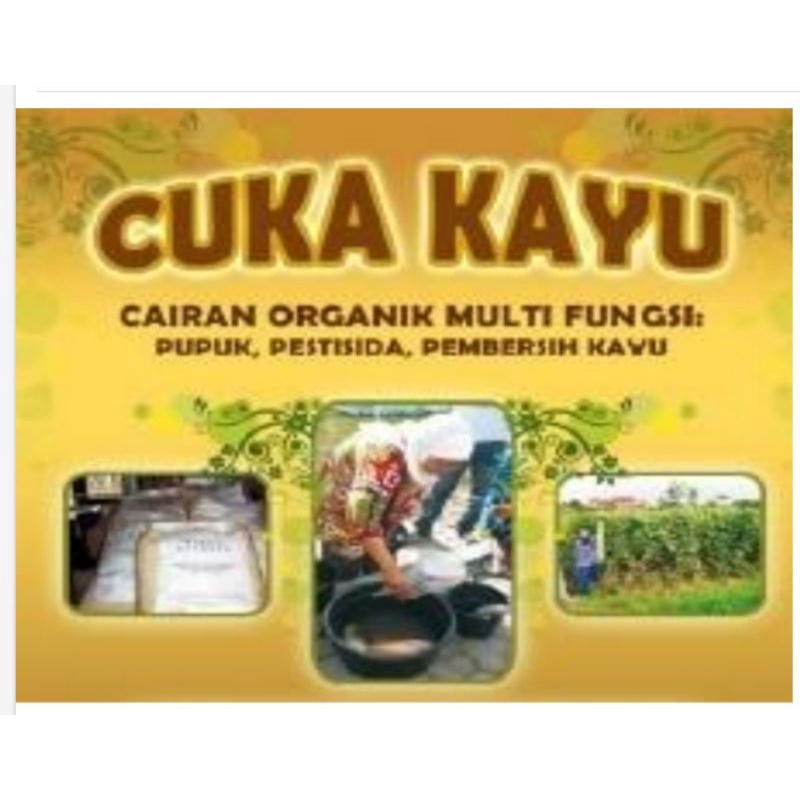 Isi 10 liter asap cair murni /Pupuk organik cair/wood vinegar/cuka kayu