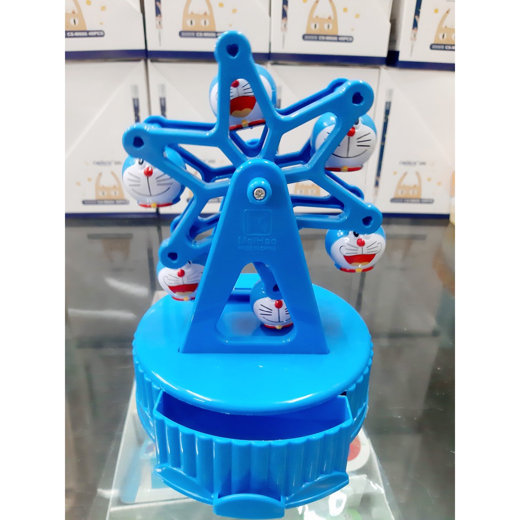 PAJANGAN MEJA DEKORASI UNIK KOTAK MUSIK TEMPAT AKSESORIS MINI BIANGLALA KARAKTER DORAEMON 203