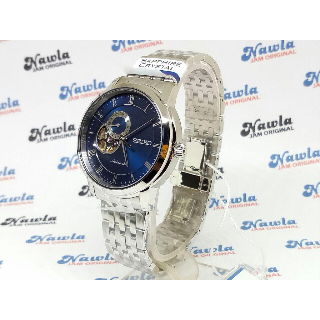 Seiko Presage SSA269J1 Sapphire Blue Open Heart - Jam Tangan Pria SSA269